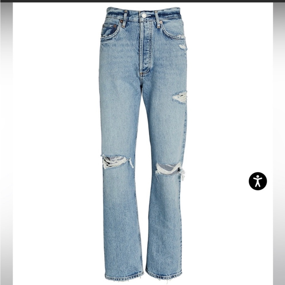 Agolde 90s high rise straight leg jeans